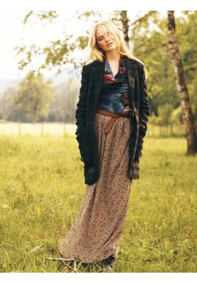 Pattern Maxi skirt with soft pleats (Burda 11/2011, pattern number 116 B)