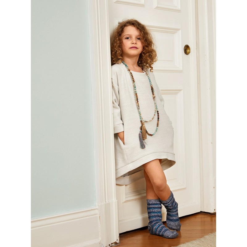 Pattern Knitted dress with...