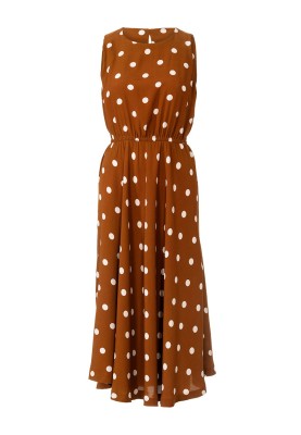 Pattern Dress with polka dots from the movie "Beauty" (Burda 4/2020, pattern number 101 B)