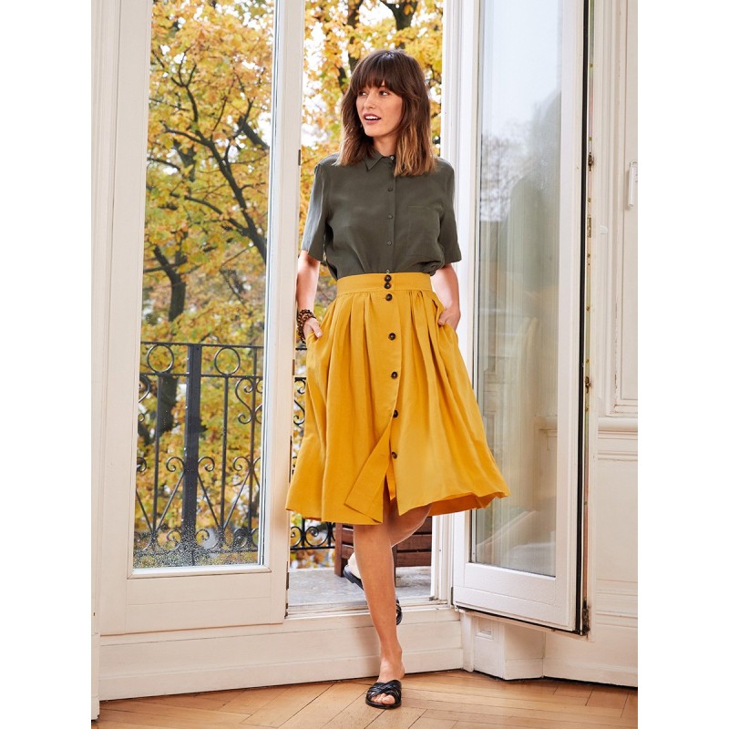 Pattern Skirt with a...