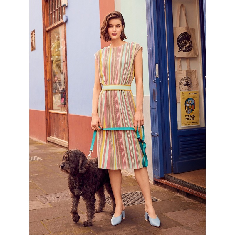 Pattern Dress with dropped...