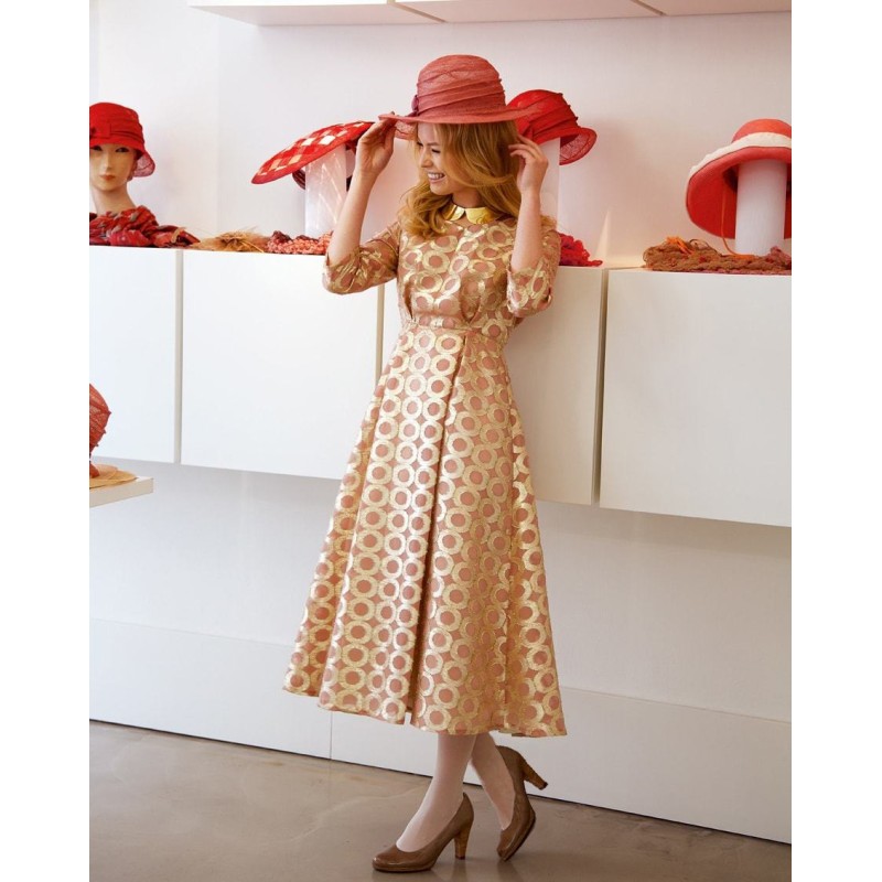 Pattern Midi length dress...