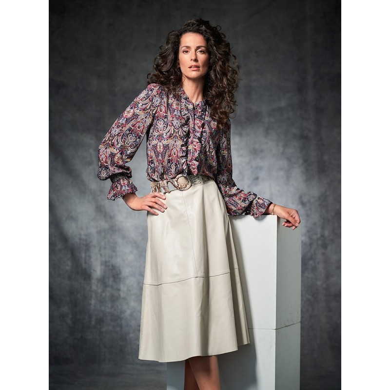 Pattern Blouse with frills...