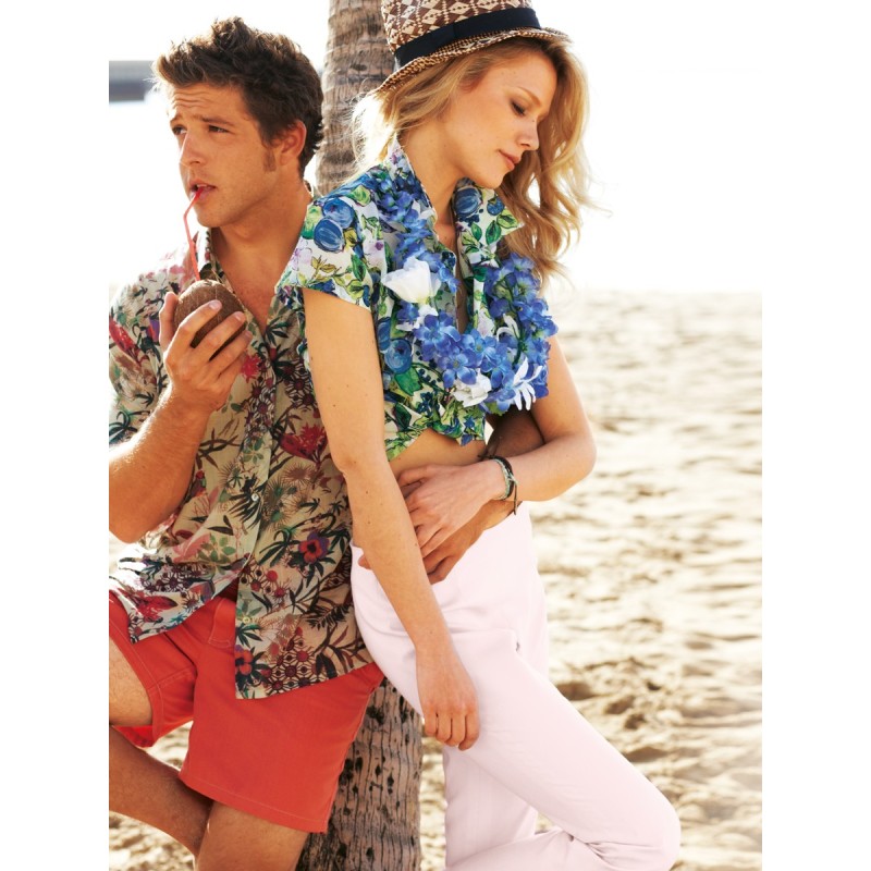 Pattern Short gabardine...