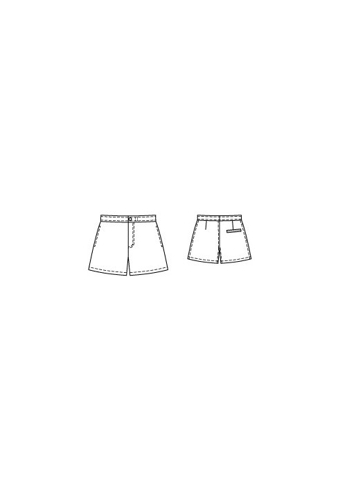 Pattern Short gabardine shorts (Burda 4/2012, pattern number 131)