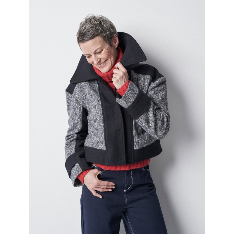 Pattern Short jacket with...