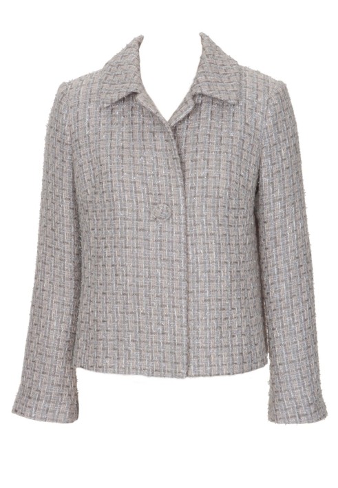 Pattern Boucle jacket with turn-down collar (Burda 10/2012, pattern number 124)