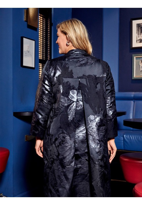 Pattern Jacquard coat without fastening (Burda 12/2019, pattern number 122)