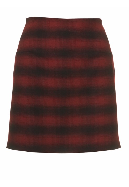 Pattern Mini skirt with horizontal pleats (Burda 12/2010, pattern number 123 B)