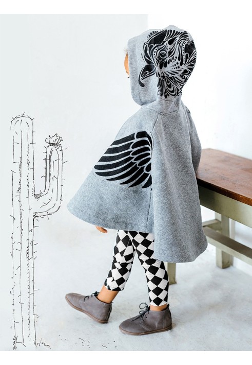 Pattern Knitted cape with a hood (Burda 11/2018, pattern number 130)