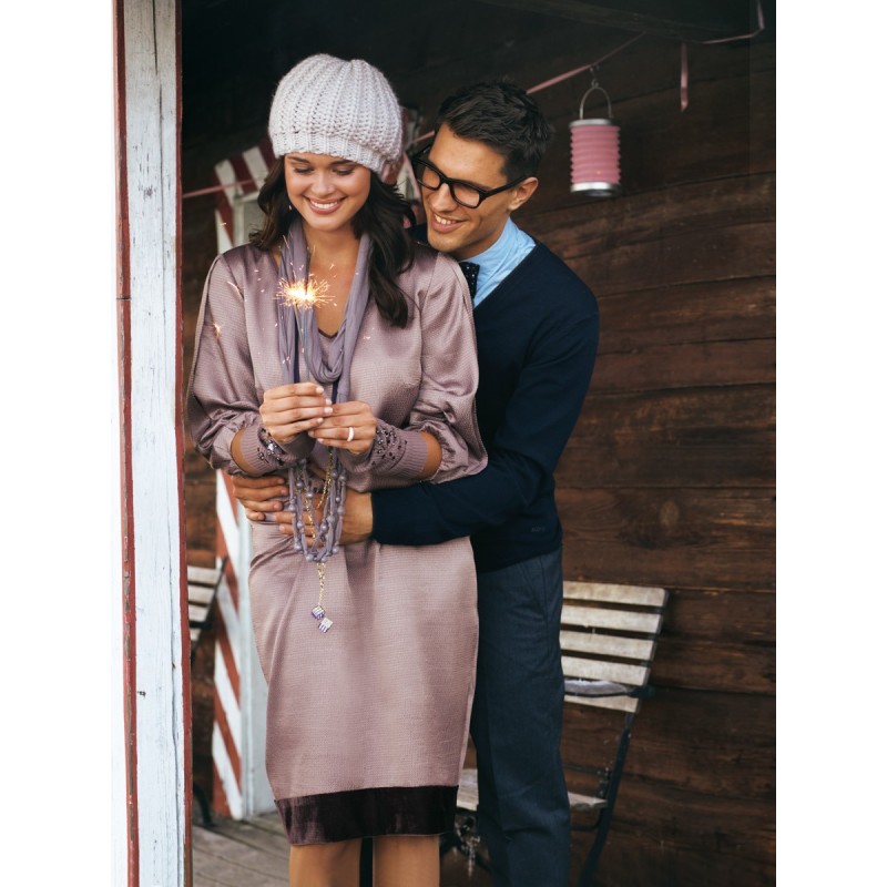 Pattern O-line dress with...