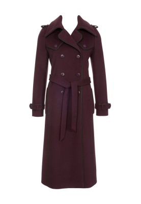 Pattern Double-breasted trench coat with flared yokes (Burda 11/2012, pattern number 118)