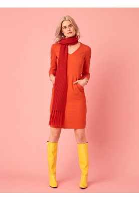 Pattern Sheath dress with pockets in relief seams (Burda 10/2019, pattern number 117)