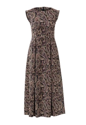 Pattern Cut-out dress with a lush skirt with pleats (Burda 10/2020, pattern number 106)