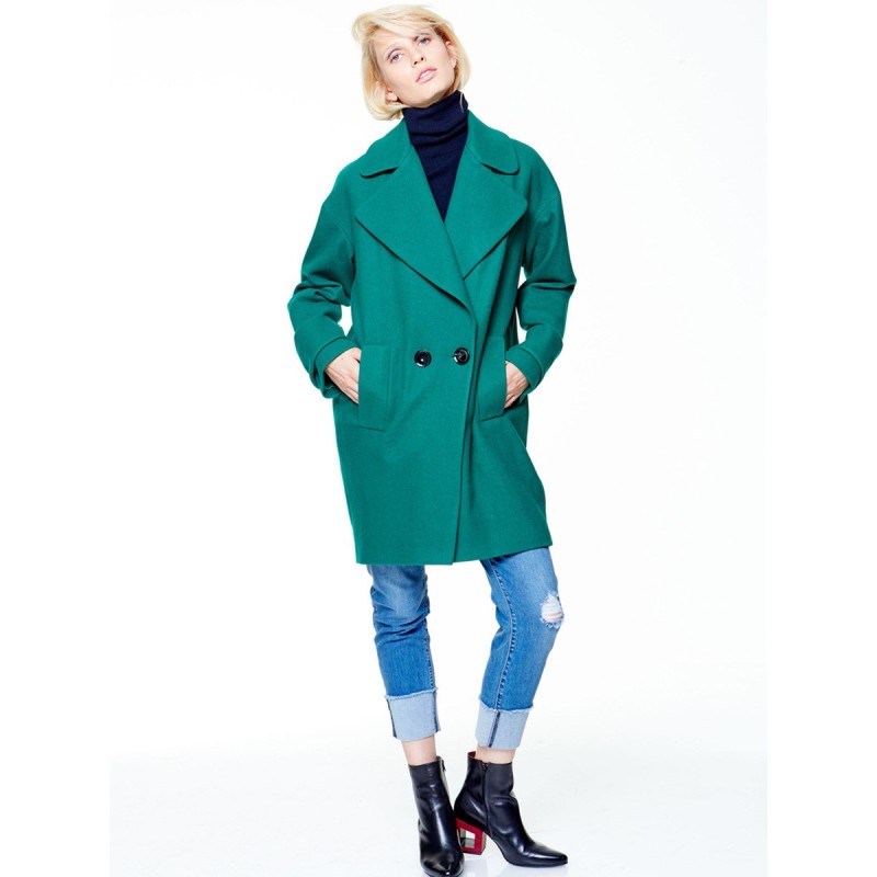 Pattern Coat short...