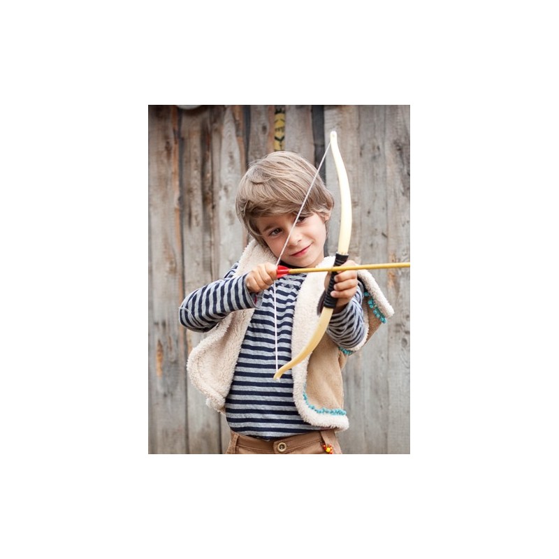 Pattern Leather vest with...