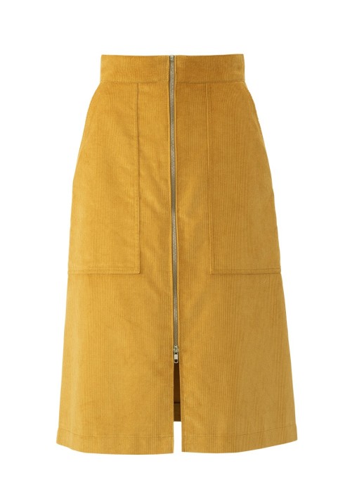 Pattern 70s-style A-line midi skirt (Burda 12/2019, pattern no. 119)