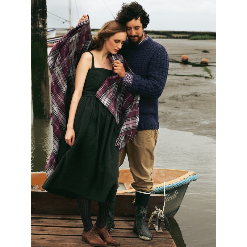 Pattern Wool sundress dress...