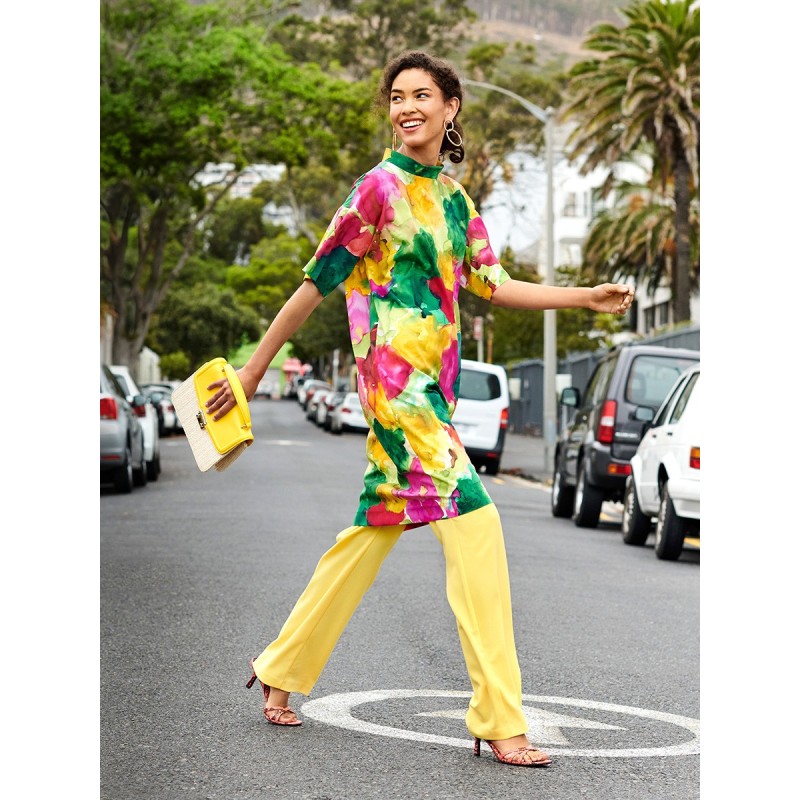 Pattern Straight-cut tunic...