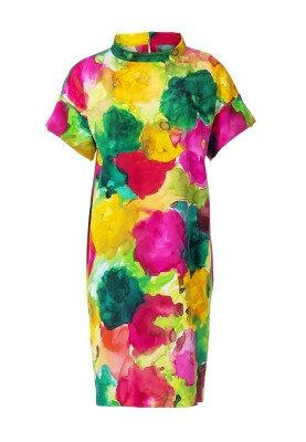 Pattern Straight-cut tunic dress with short sleeves (Burda 6/2020, pattern number 107)