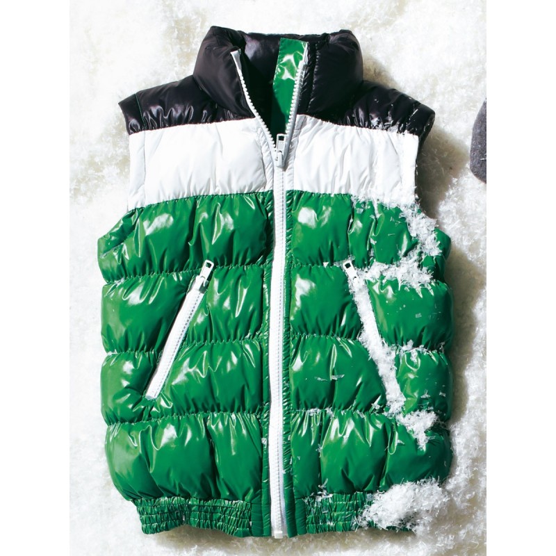 Pattern Quilted vest with...