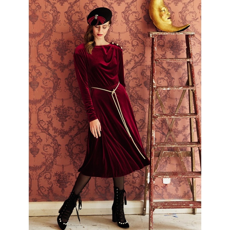 Pattern Midi dress with...