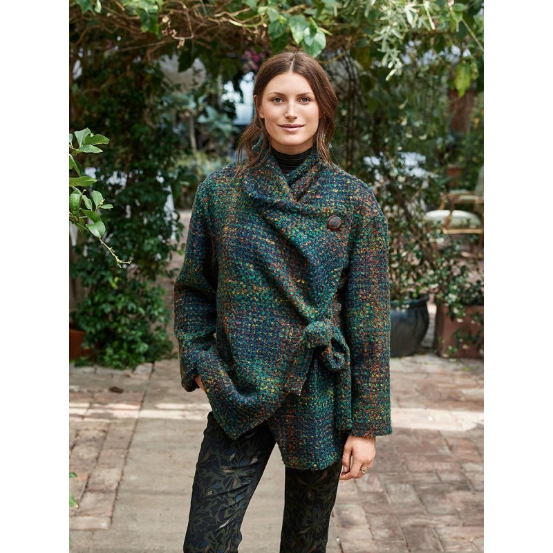 Pattern Boucle jacket with...