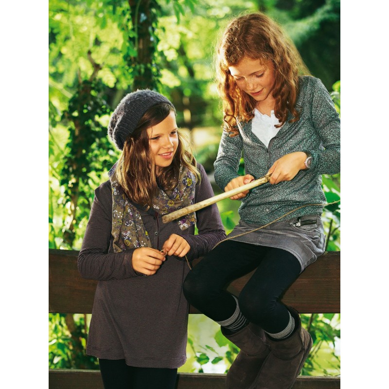 Pattern Pullover with long...