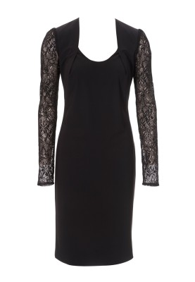 Pattern Sheath dress with lace sleeves (Burda 4/2012, pattern no. 103B)