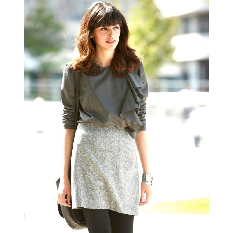 Pattern Mini skirt with...