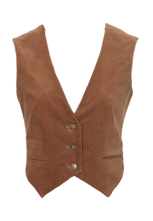 Pattern Classic velvet vest (Burda 10/2011, pattern number 126 A)