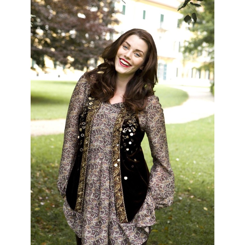 Выкройка Жилет бархатный с...