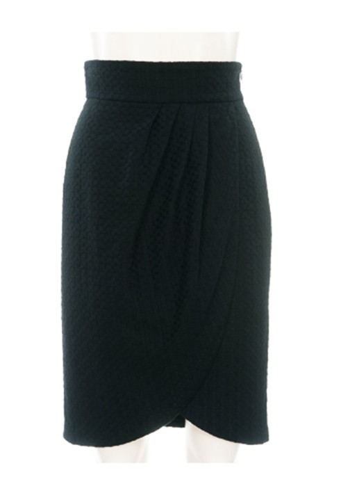 Pattern Straight-cut skirt with a smell (Burda 12/2011, pattern number 105)