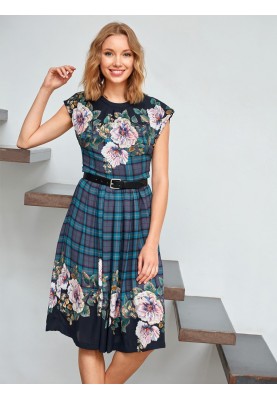 Pattern Dress cut off with dropped shoulders (Burda 10/2018, pattern number 111 A)