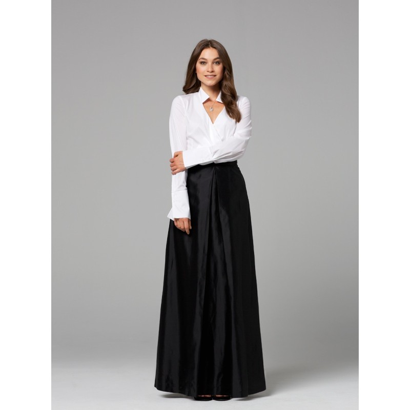 Pattern Maxi skirt with...