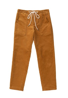 Pattern Corduroy trousers with an elastic waistband (Burda 10/2020, pattern number 131)