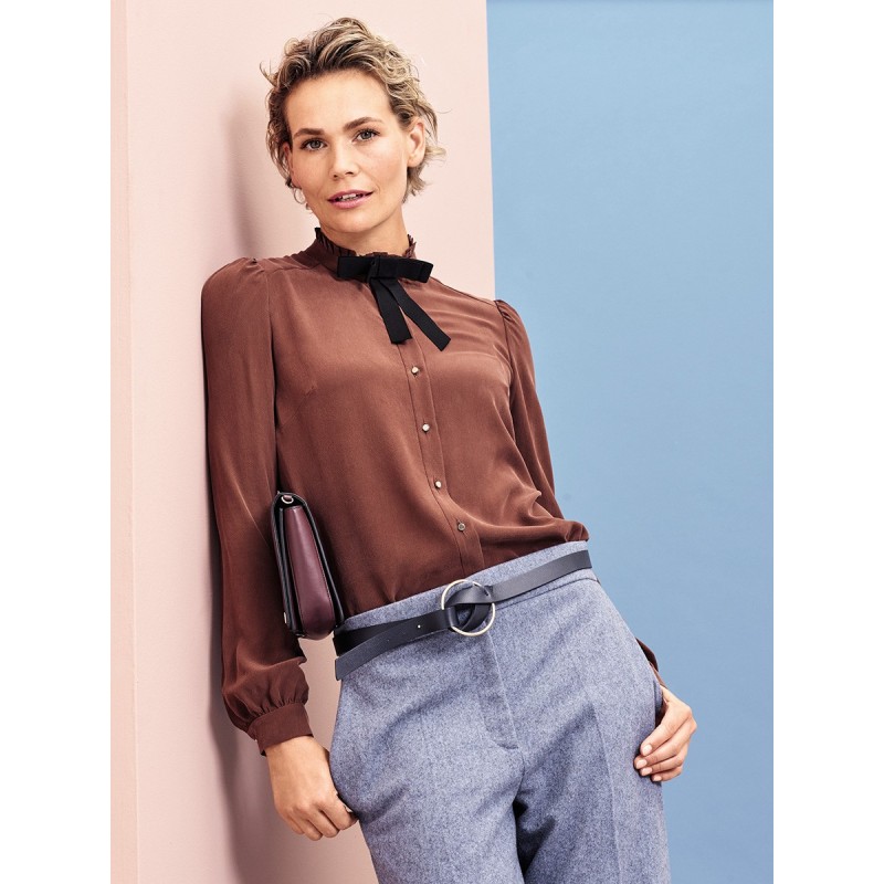 Pattern Shirt cut blouse...