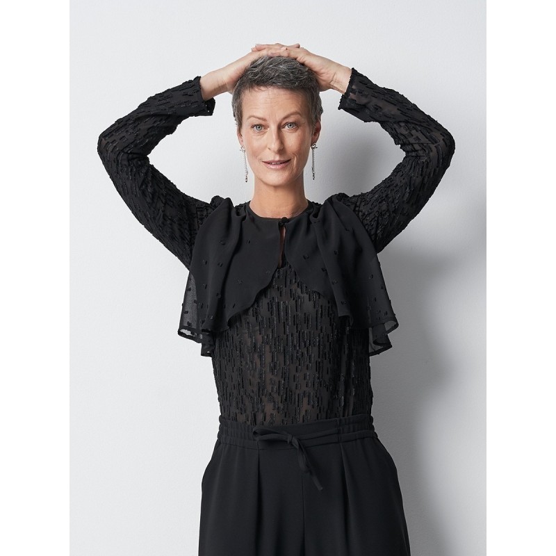 Pattern Straight-cut blouse...