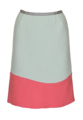 Pattern Lodenov skirt in color-block style (Burda 12/2012, pattern number 109)