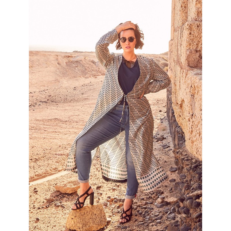 Pattern Kimono long with...