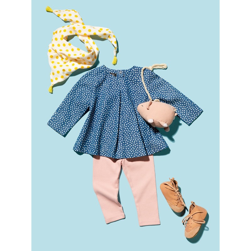 Pattern Tunic A-line with a...