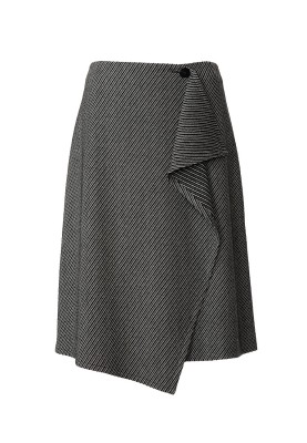 Pattern Skirt with an asymmetrical hem (Burda 10/2019, pattern number 110 B)