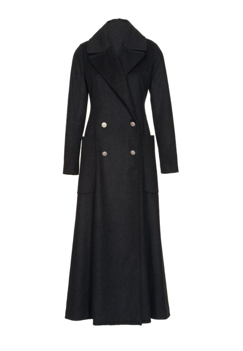 Pattern Maxi coat of a fitted silhouette (Burda 10/2011, pattern number 107)