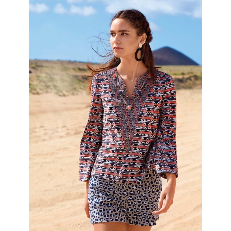 Викрійка Блуза розкльошена...