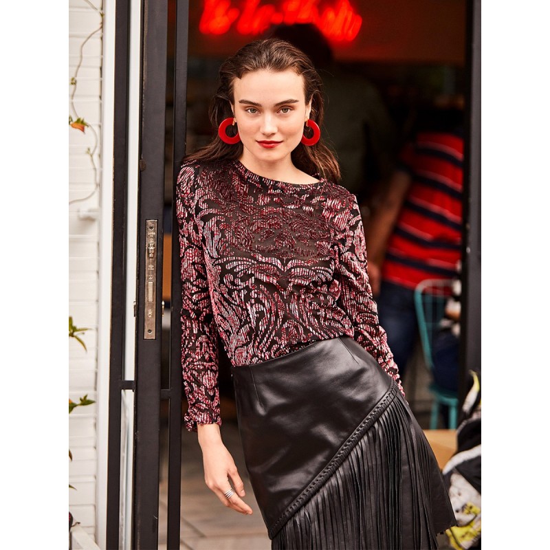 Pattern Pullover with...