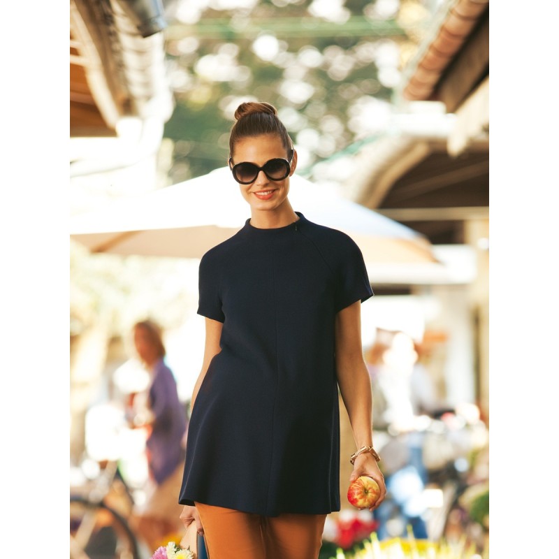 Pattern A-line tunic with...