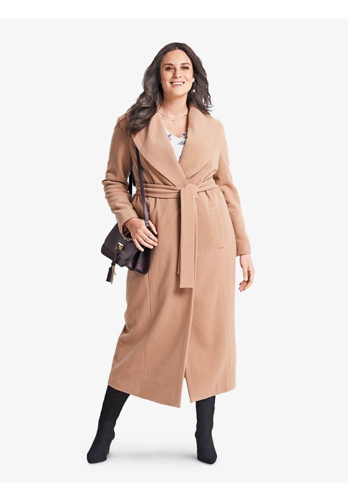 Pattern Straight silhouette coat with a wide shawl collar (Burda 2/2018, pattern number 6394 A)