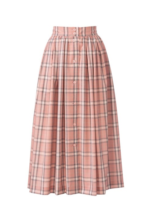 Pattern Midi skirt with button fastening (Burda 4/2020, pattern no. 114)