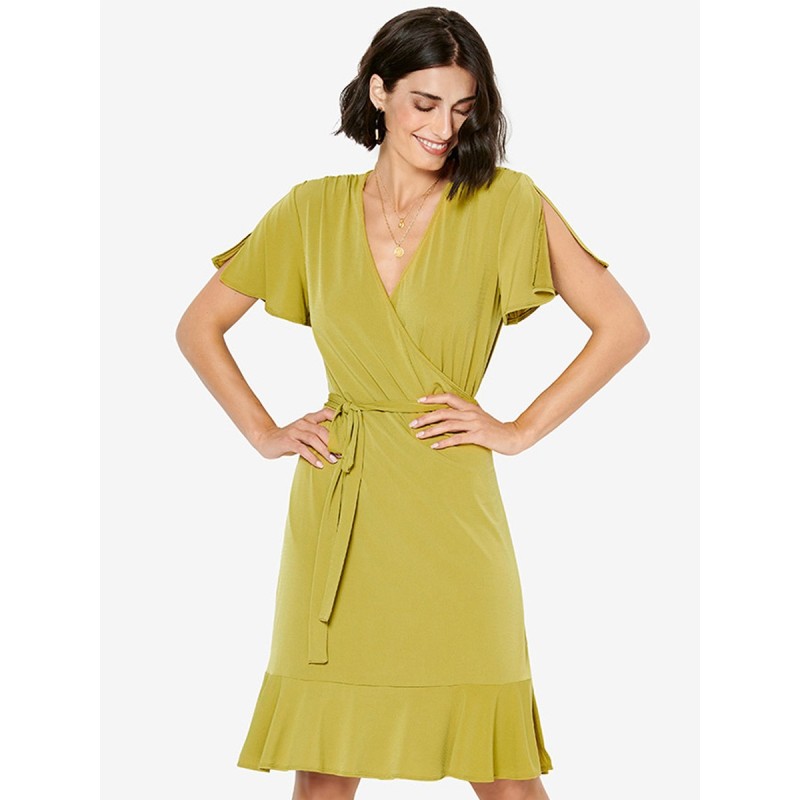 Pattern Knitted dress with...