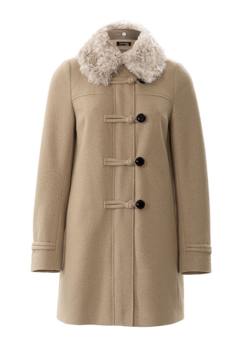 Duffle coat pattern with removable fur collar (Burda 10/2018, pattern number 109)